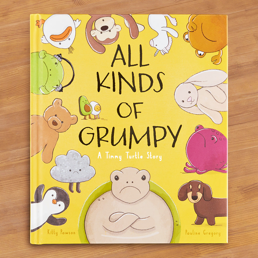 Jellycat "All Kinds of Grumpy" Children's Book by Kitty Pawson