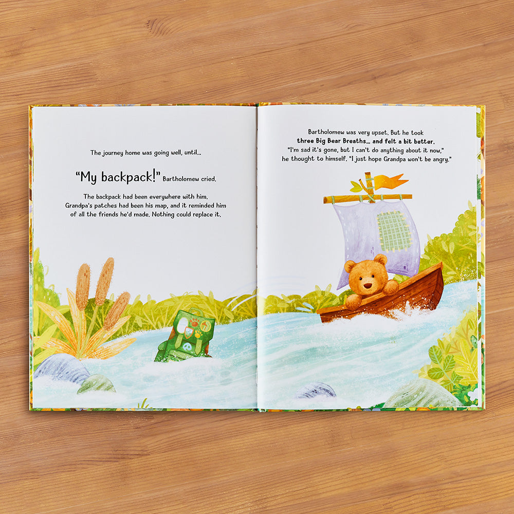 Jellycat "It's a Big World Bartholomew" Children's Book by Meredith Vigh