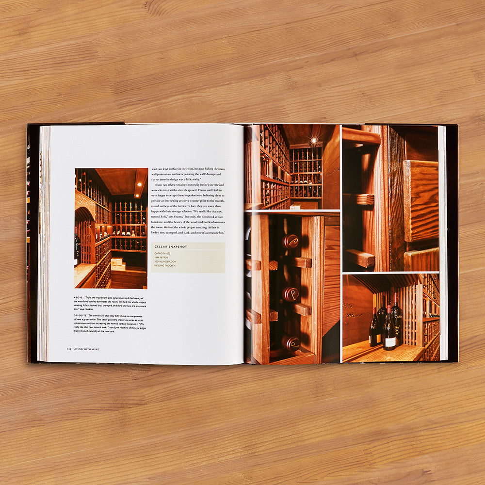 "Living With Wine: Passionate Collectors, Sophisticated Cellars, and Other Rooms for Entertaining, Enjoying, and Imbibing " by Samantha Nestor