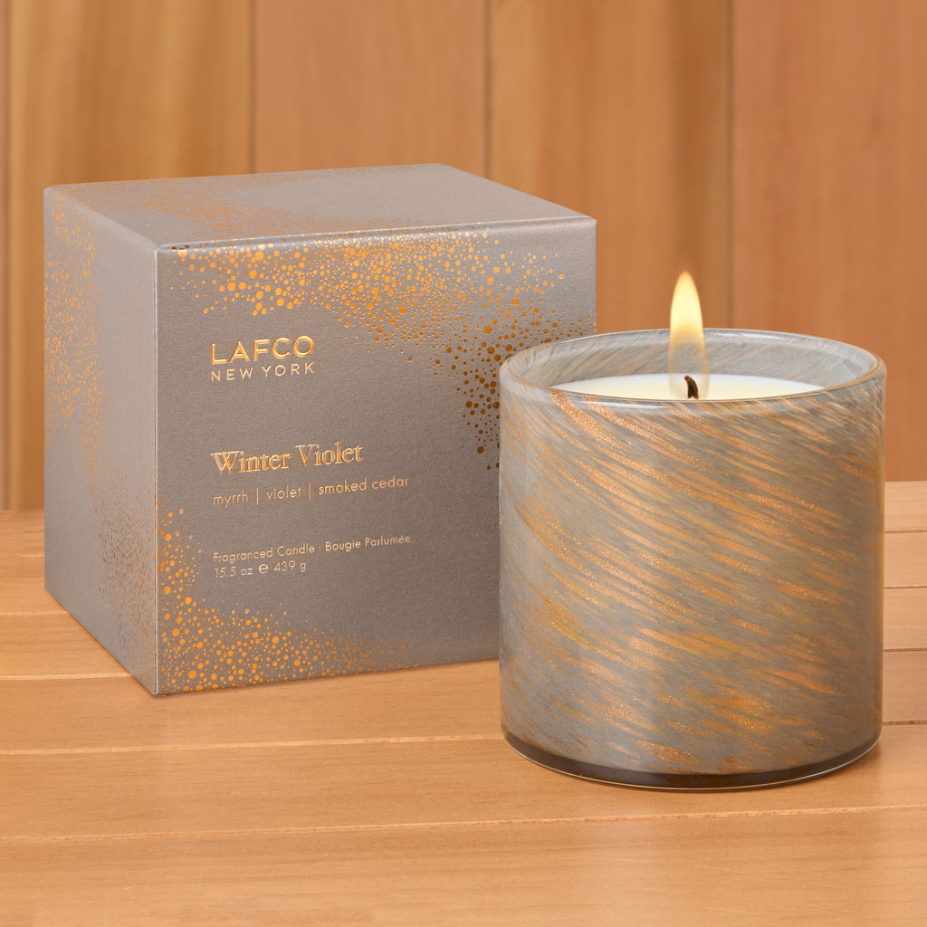 LAFCO Holiday Candle, Winter Violet – 15.5 oz