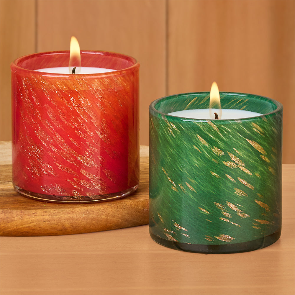 LAFCO Holiday Classic Candle Duo Gift Set, Absinthe Plum & Woodland Spruce