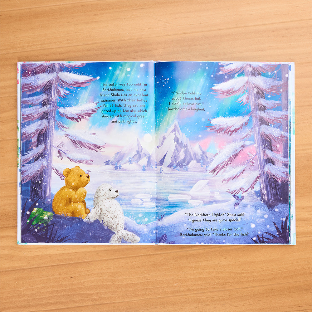 Jellycat "Bartholomew Bear and the Snow Giants" Children's Book by Meredith Vigh