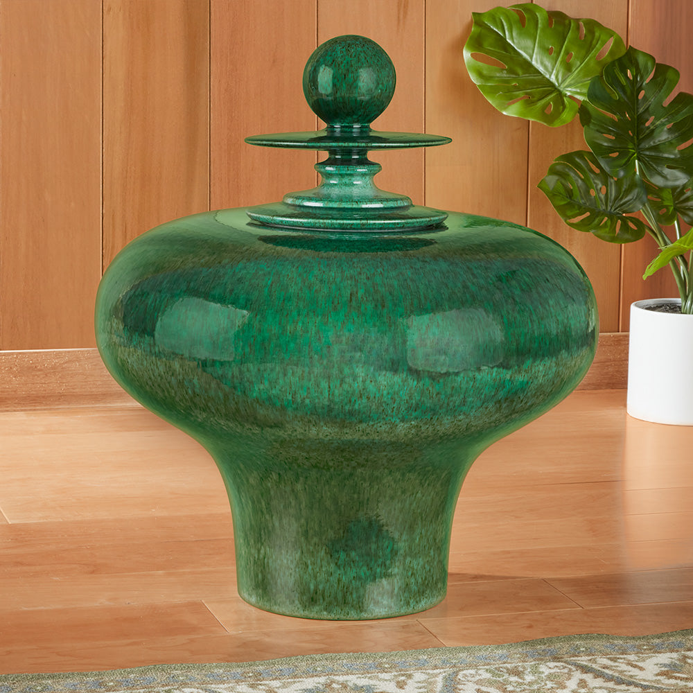 Happy Temple Emerald Jar