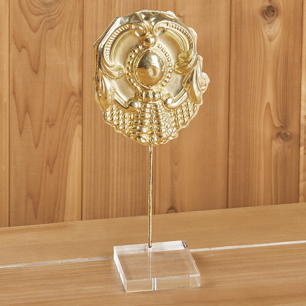 Brass Architectural Fragment
