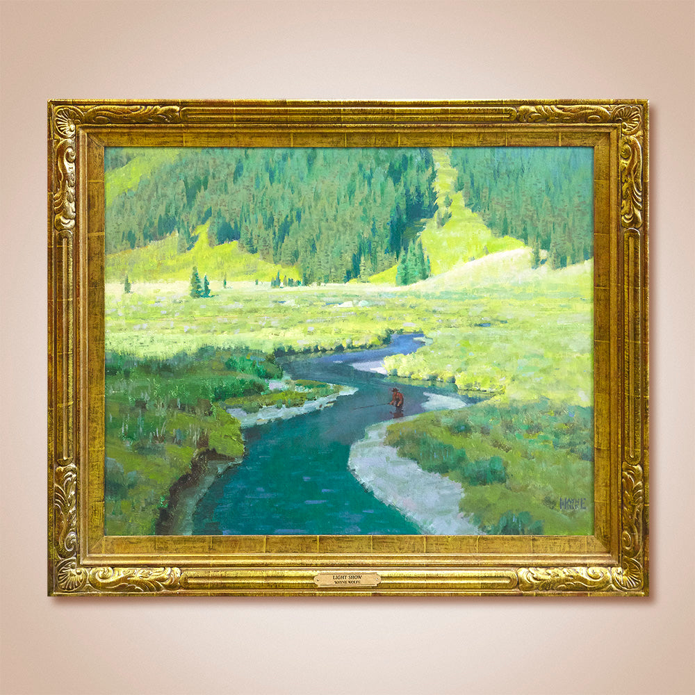 "Light Show" Original Oil Painting by Wayne Wolfe