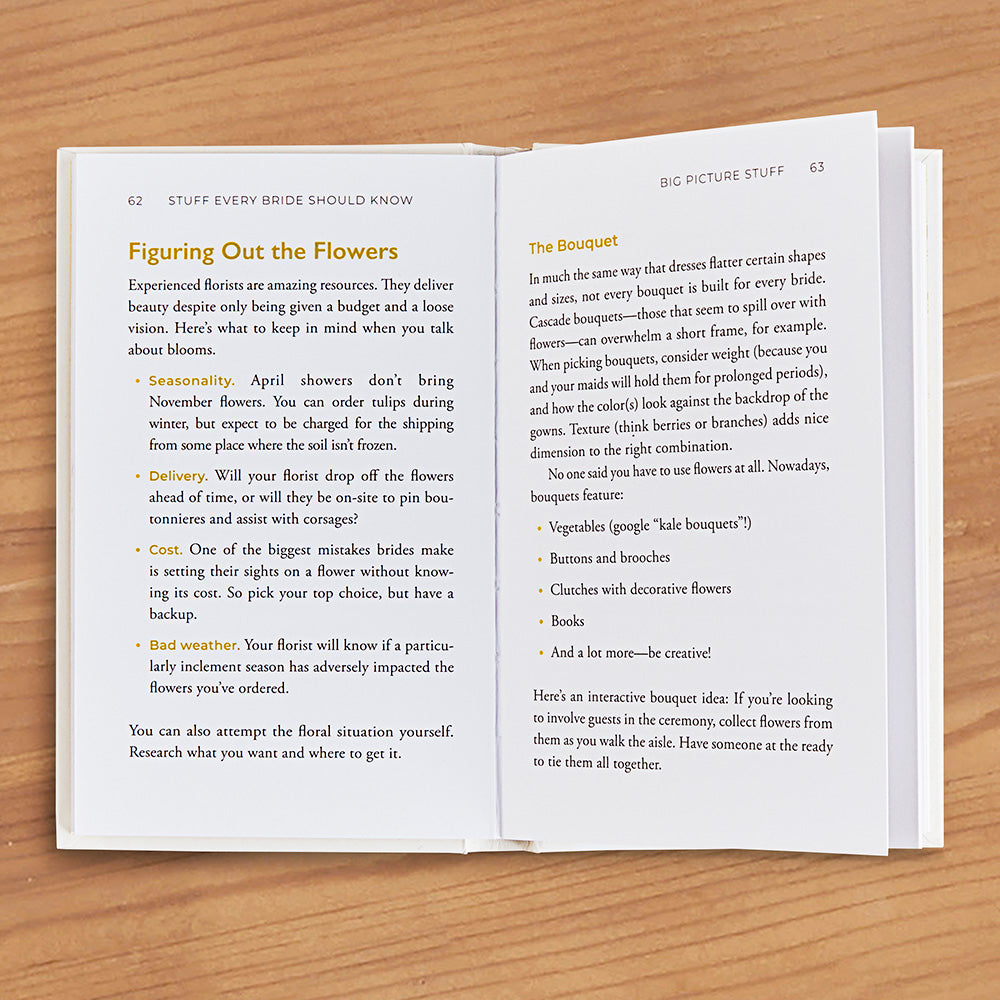 "Stuff Every Bride Should Know" by Michelle Park Lazette