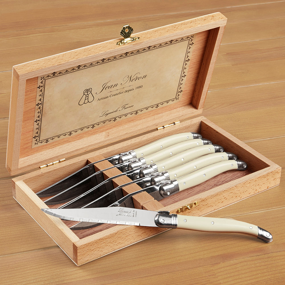 Boxed Laguiole Knives, Set of 6