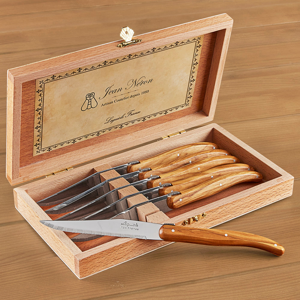 Boxed Laguiole Knives, Set of 6