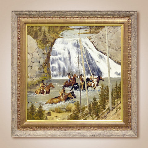 "The Escape Route" Original Oil Painting by Richard D. Thomas