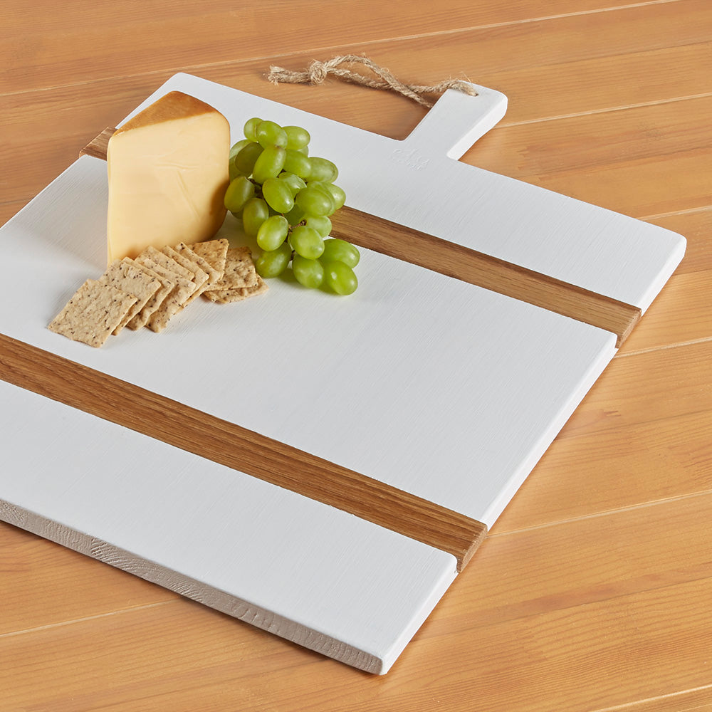 etúHOME Mod Charcuterie Board, White Rectangle