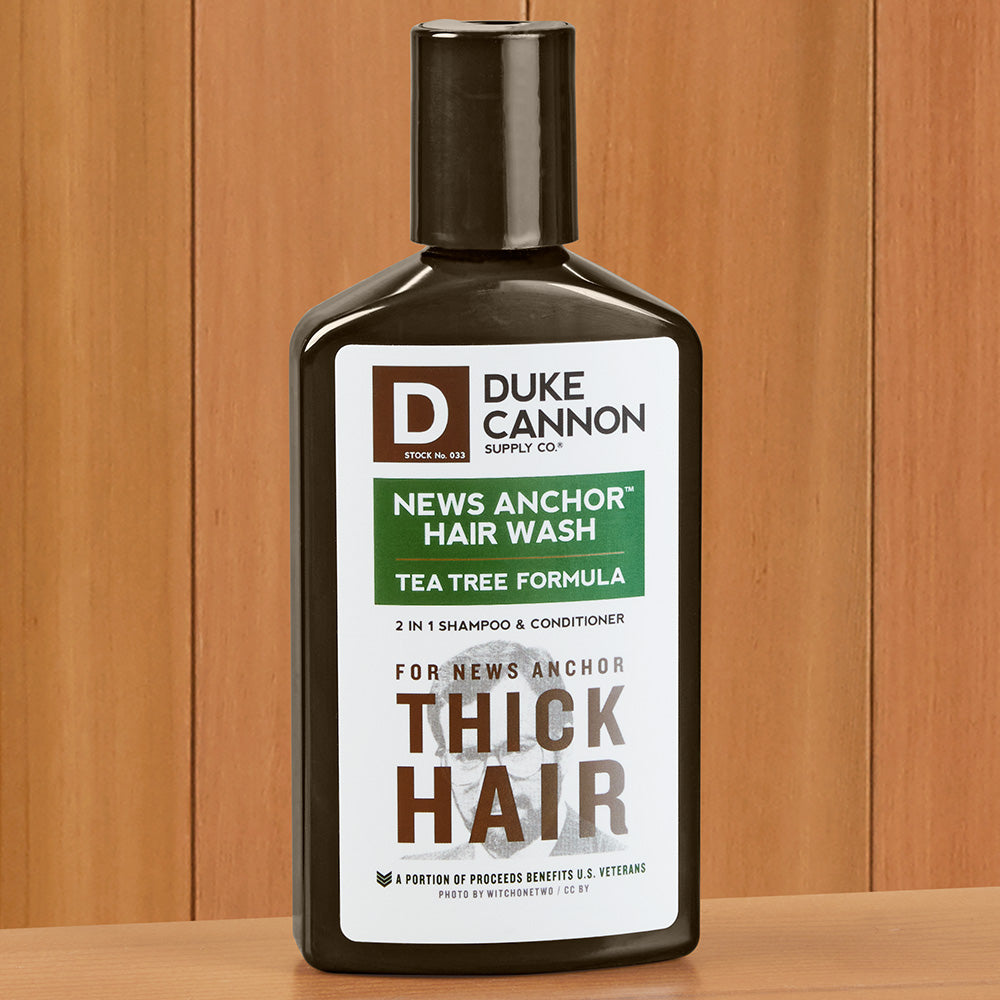 Duke Cannon News Anchor THICK HAIR 2-in-1 Shampoo & Conditioner