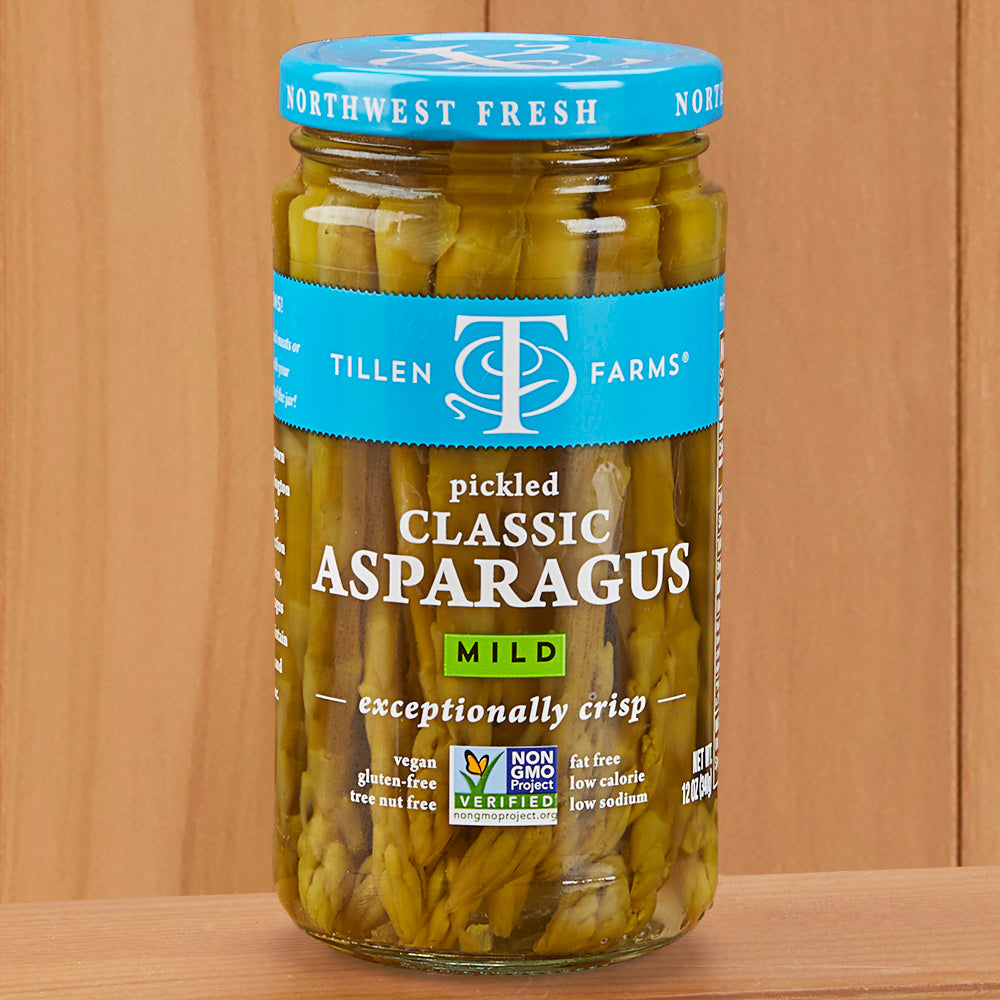 Stonewall Kitchen Tillen Farms Pickled Asparagus, Mild - 12 oz