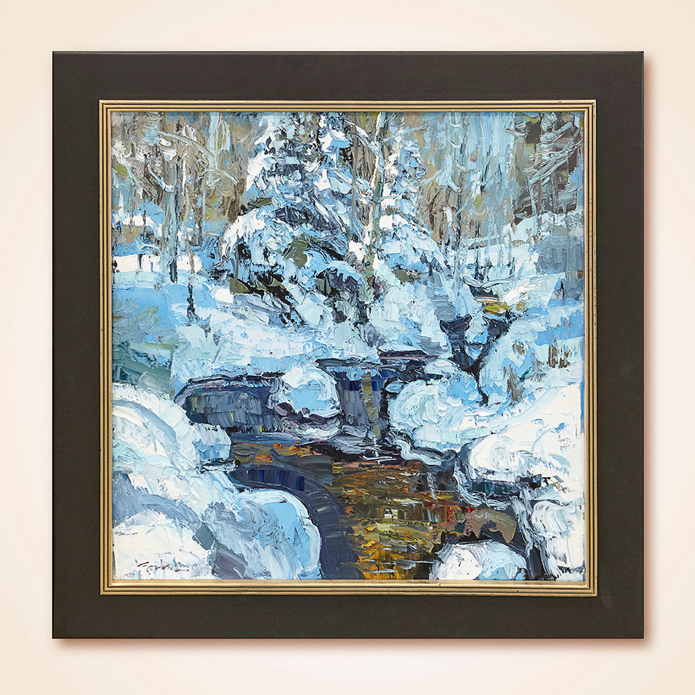 "An Old Fiddle Tune" Original Oil Painting by Silas Thompson