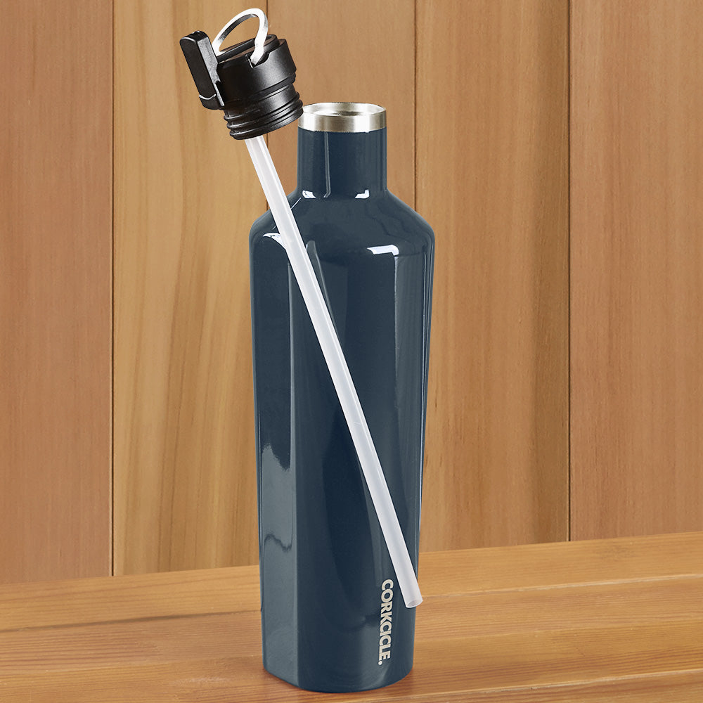  Corkcicle. Canteen Cap with Straw, 1 EA : Sports