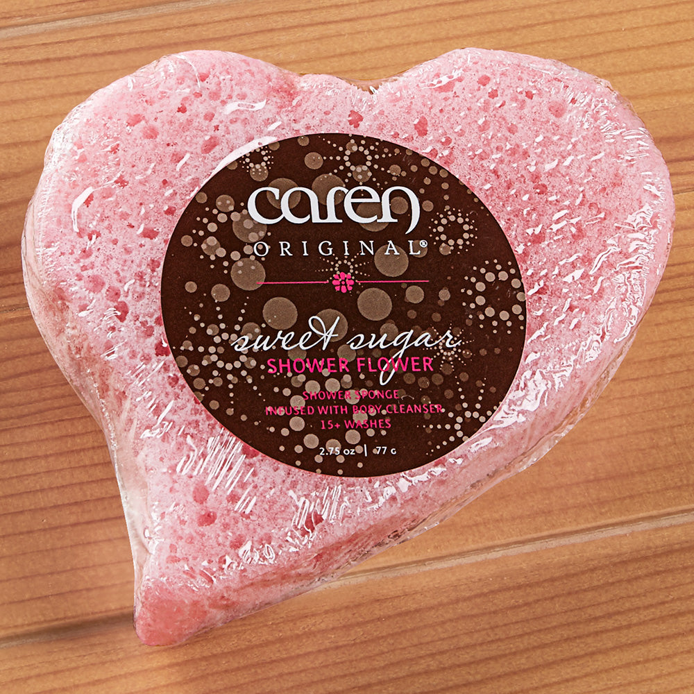 Caren Original Shower Soap Heart Sponge, Sweet Sugar - 2.75 oz – To The  Nines Manitowish Waters