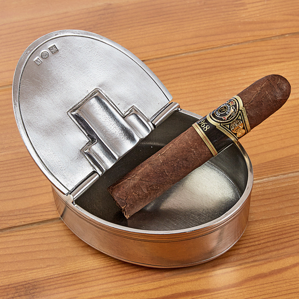 MATCH Oval Lidded Cigar Ashtray