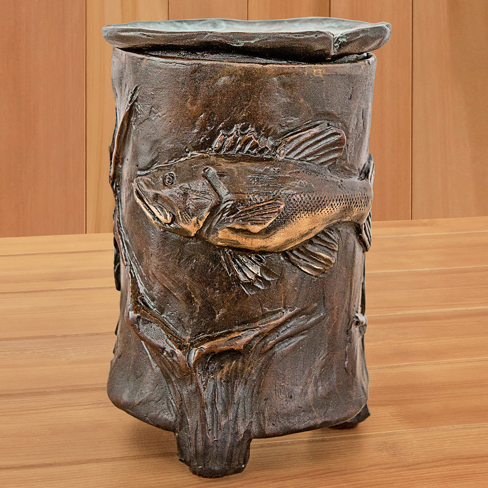 "Bass Vessel" Bronze by James G. Moore