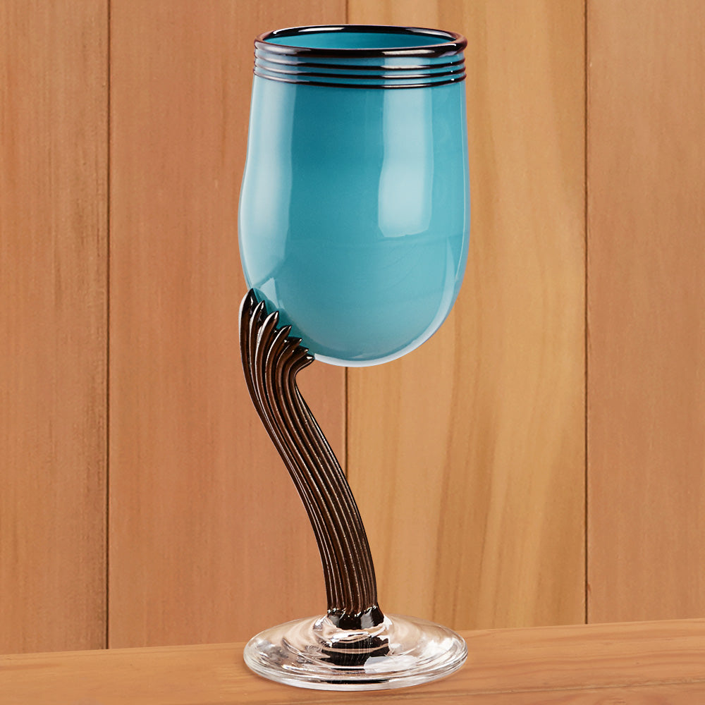 Robinson Scott Side Stem Glass Goblet
