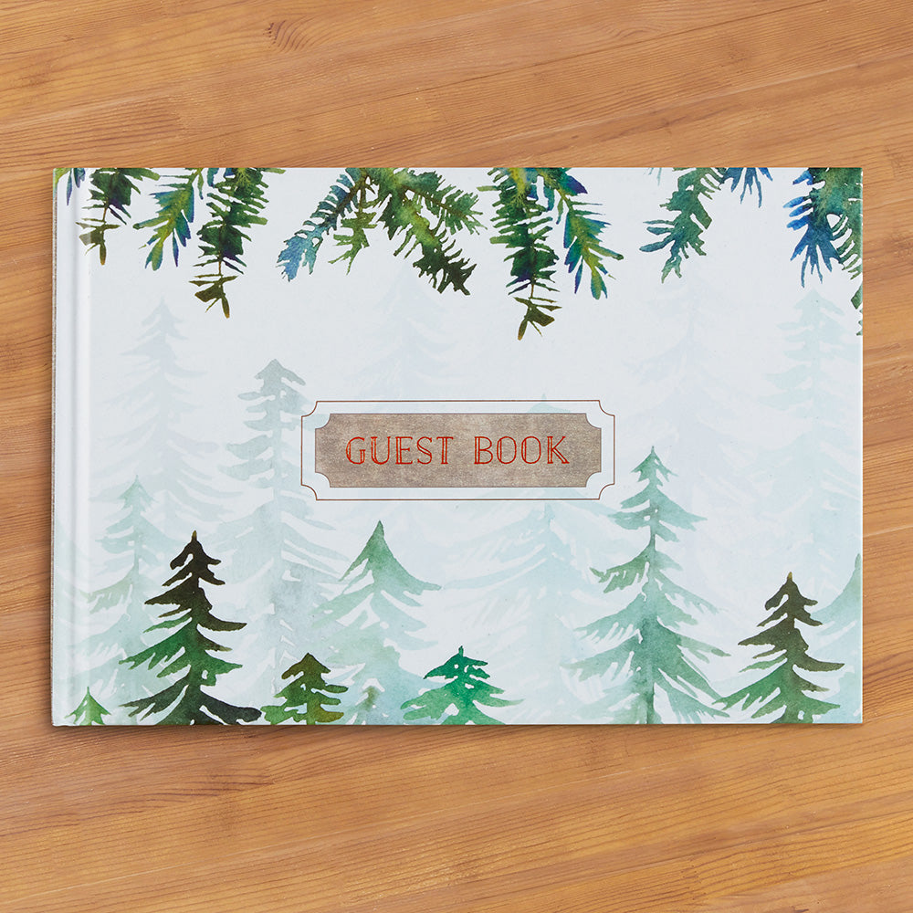 Guest Book, Rustic Cabin