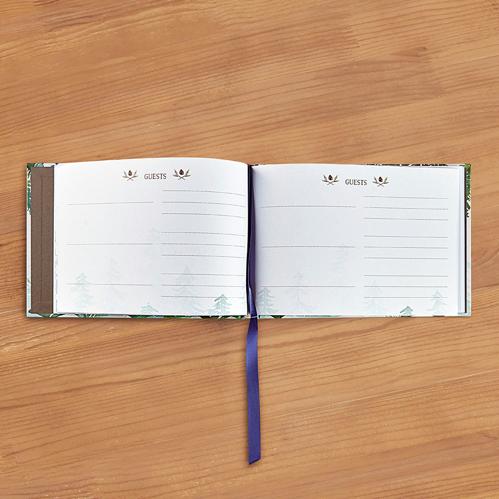 Guest Book, Rustic Cabin
