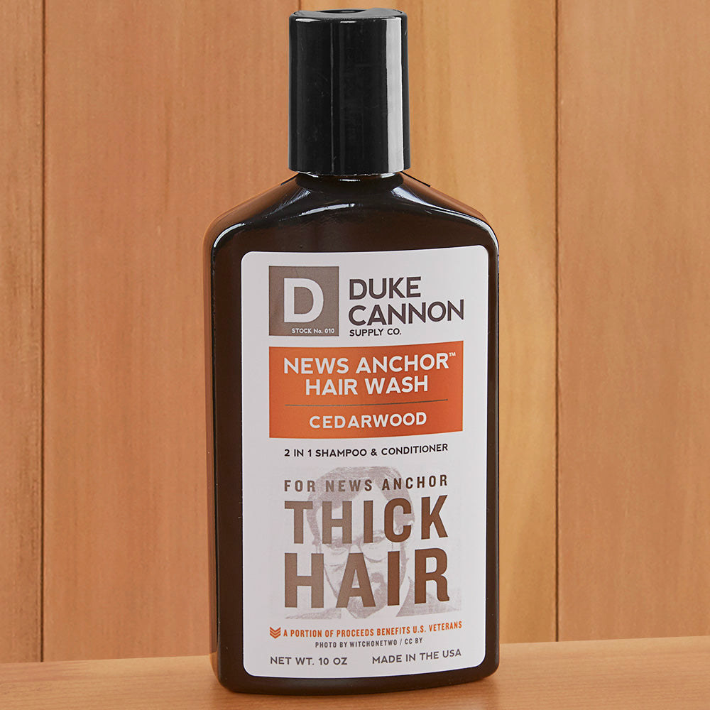 Duke Cannon News Anchor THICK HAIR 2-in-1 Shampoo & Conditioner