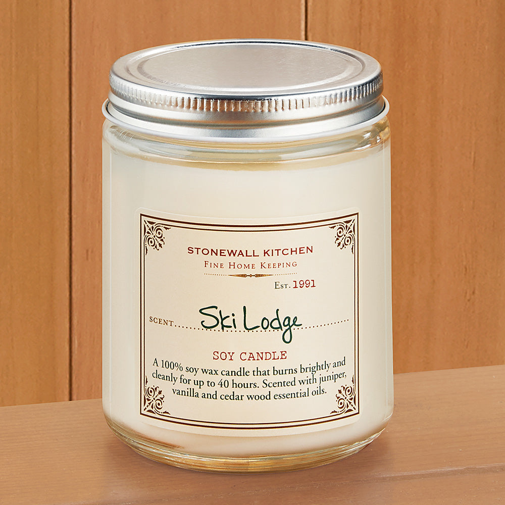 Stonewall Kitchen Soy Candle, Ski Lodge
