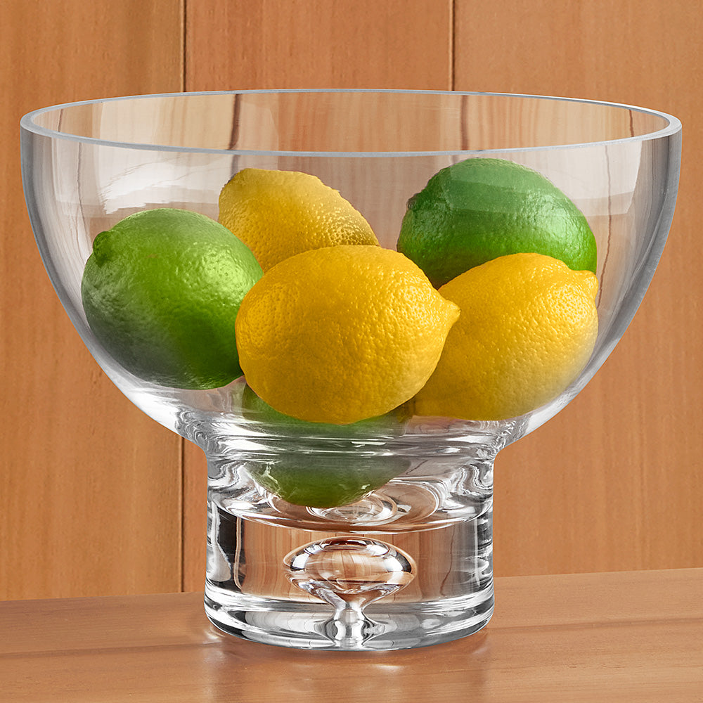 Badash Galaxy Crystal Glass Pedestal Bowl