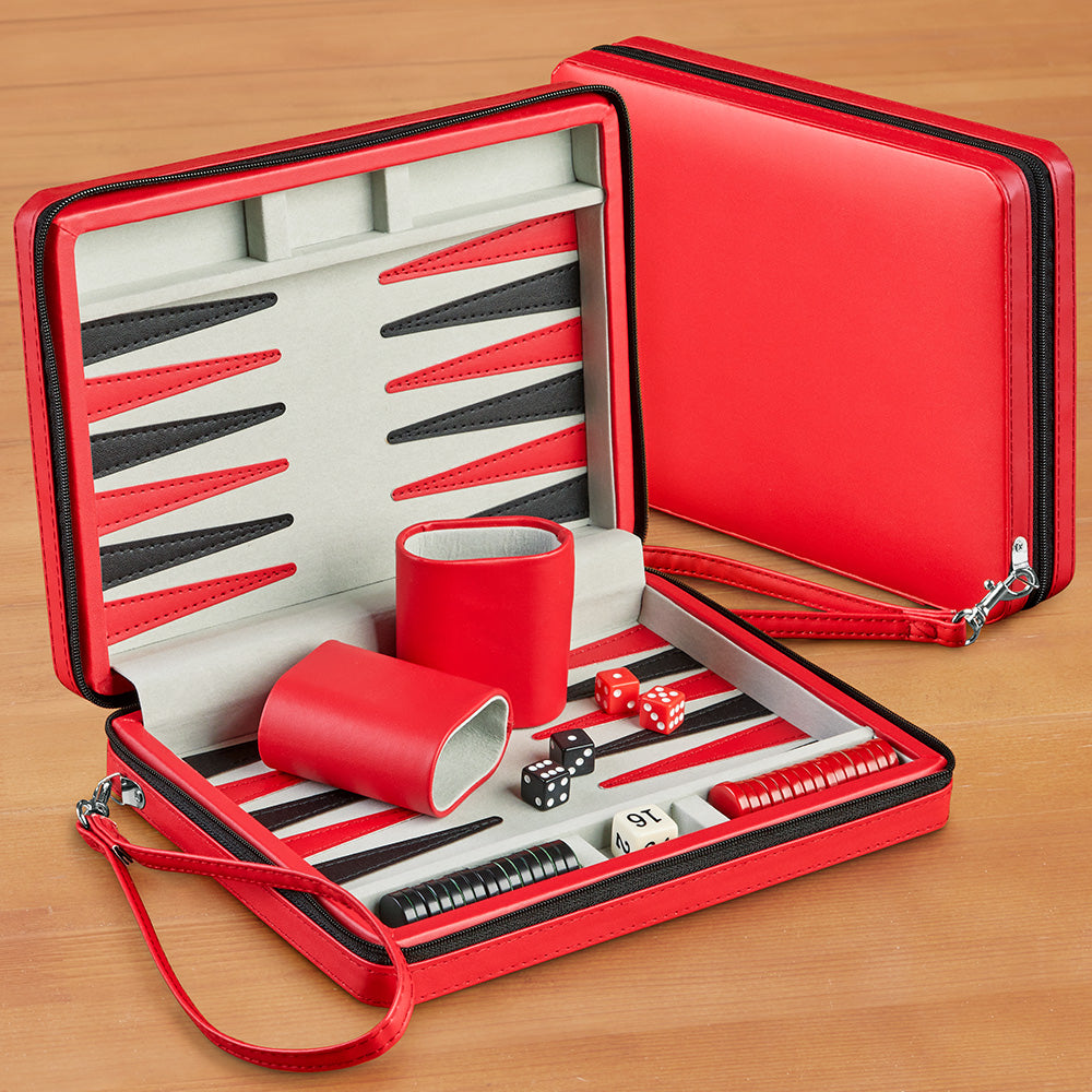 Travel shop backgammon set