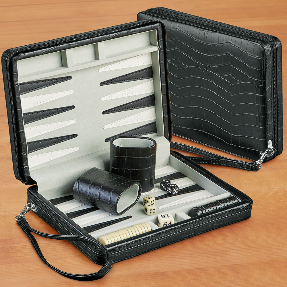 Brouk & Co Travel Backgammon Set