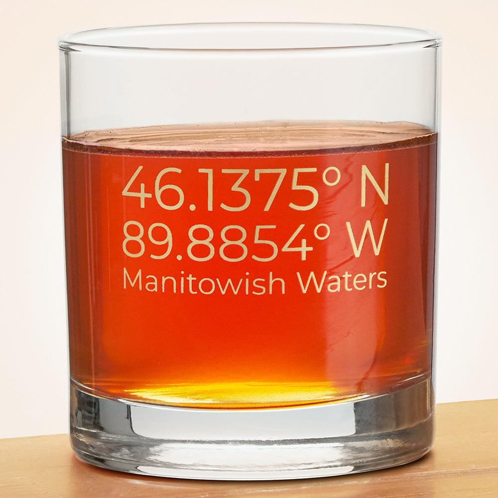 Manitowish Waters Pint & Rocks Glasses