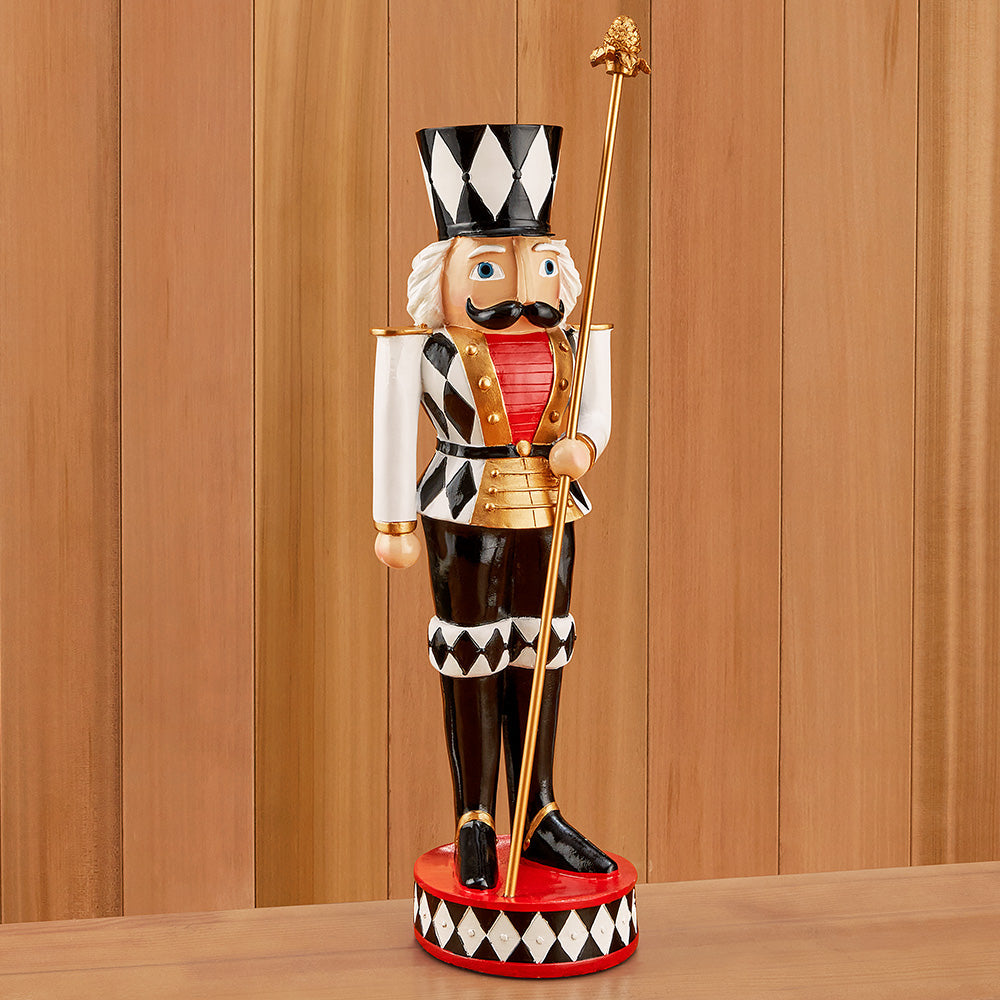 Resin Harlequin Nutcracker
