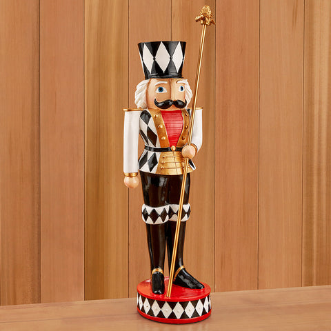 Resin Harlequin Nutcracker