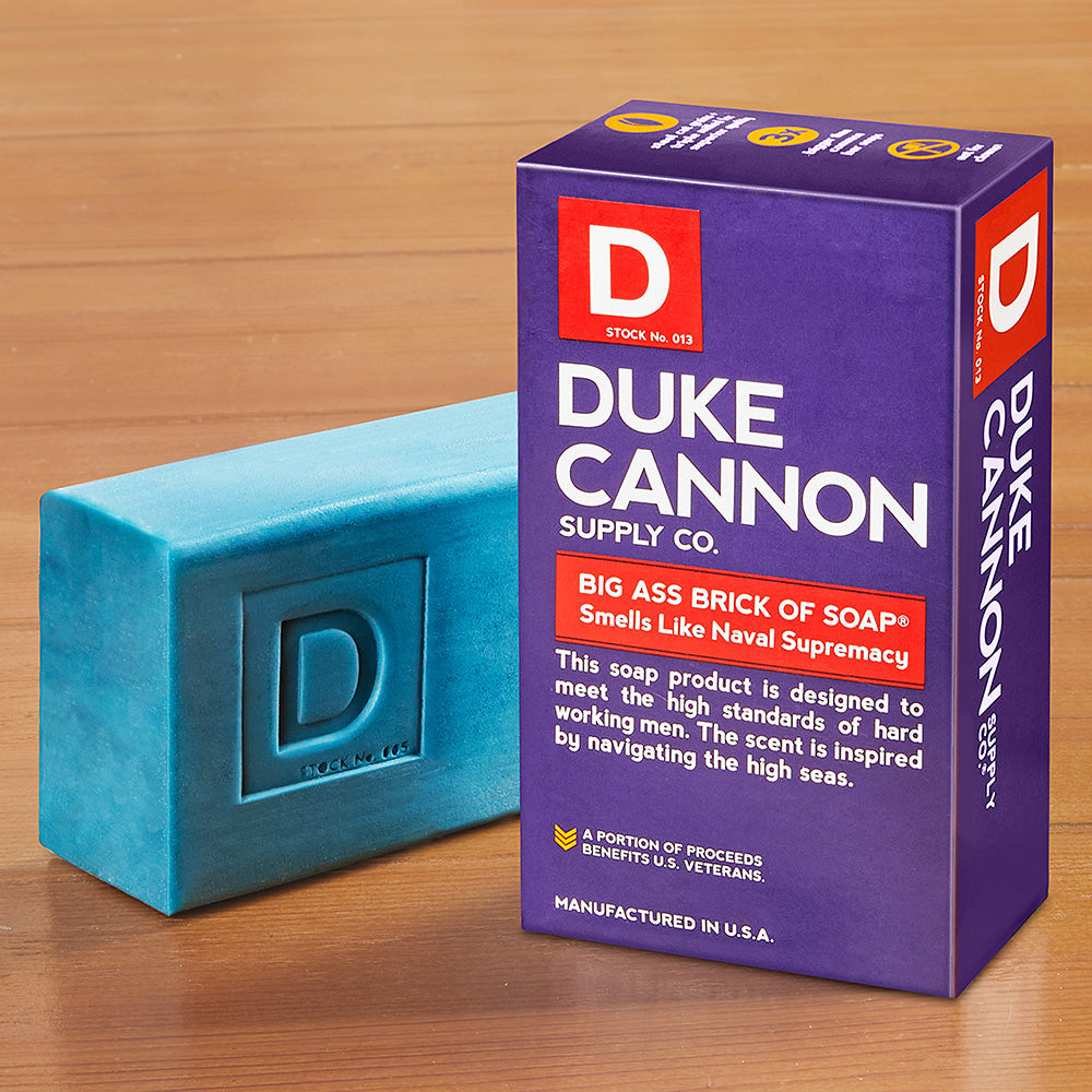 Duke Cannon Naval Supremacy Big Ass Brick of Soap Jr., 4.5 oz - Gerbes  Super Markets