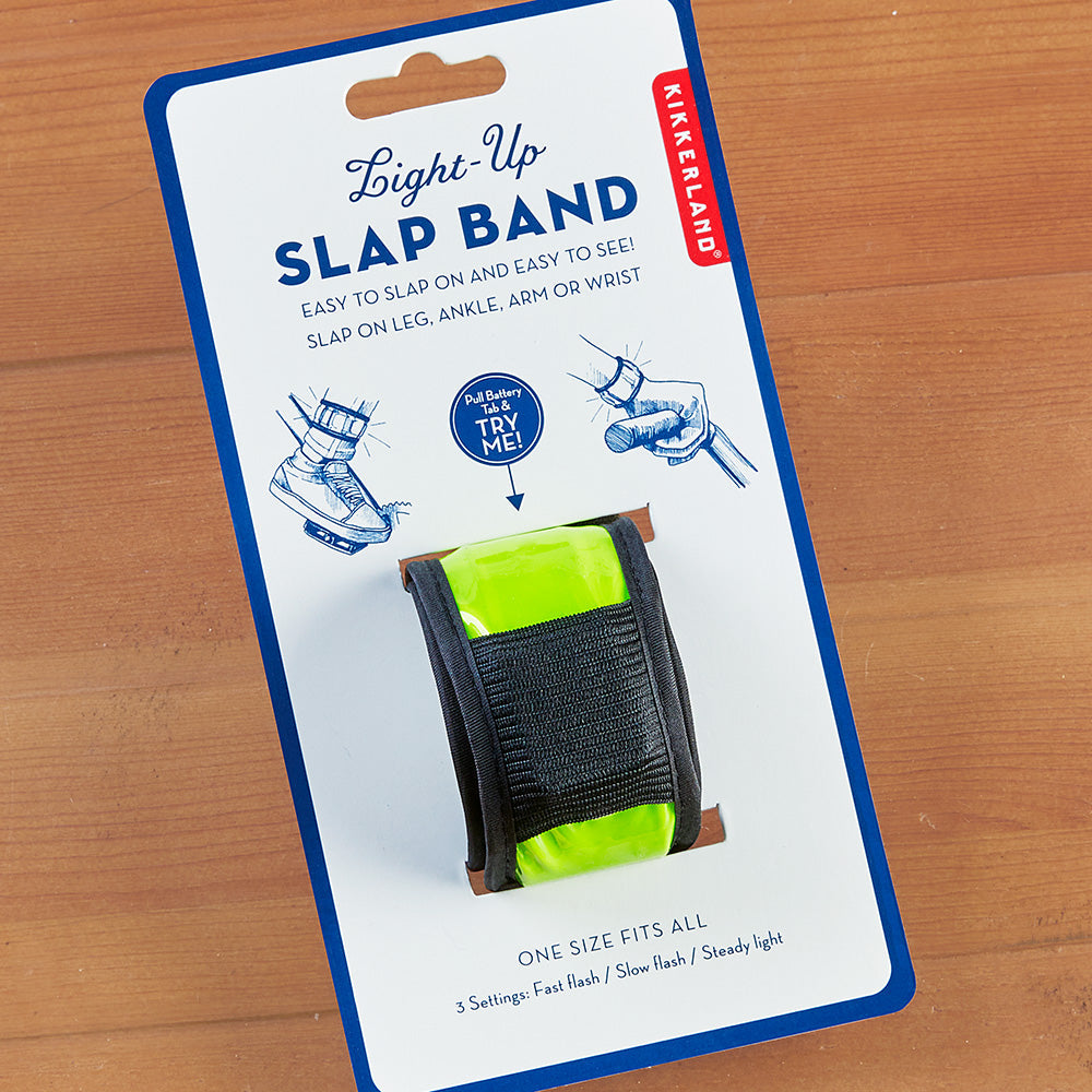 Kikkerland Light-Up Slap Band