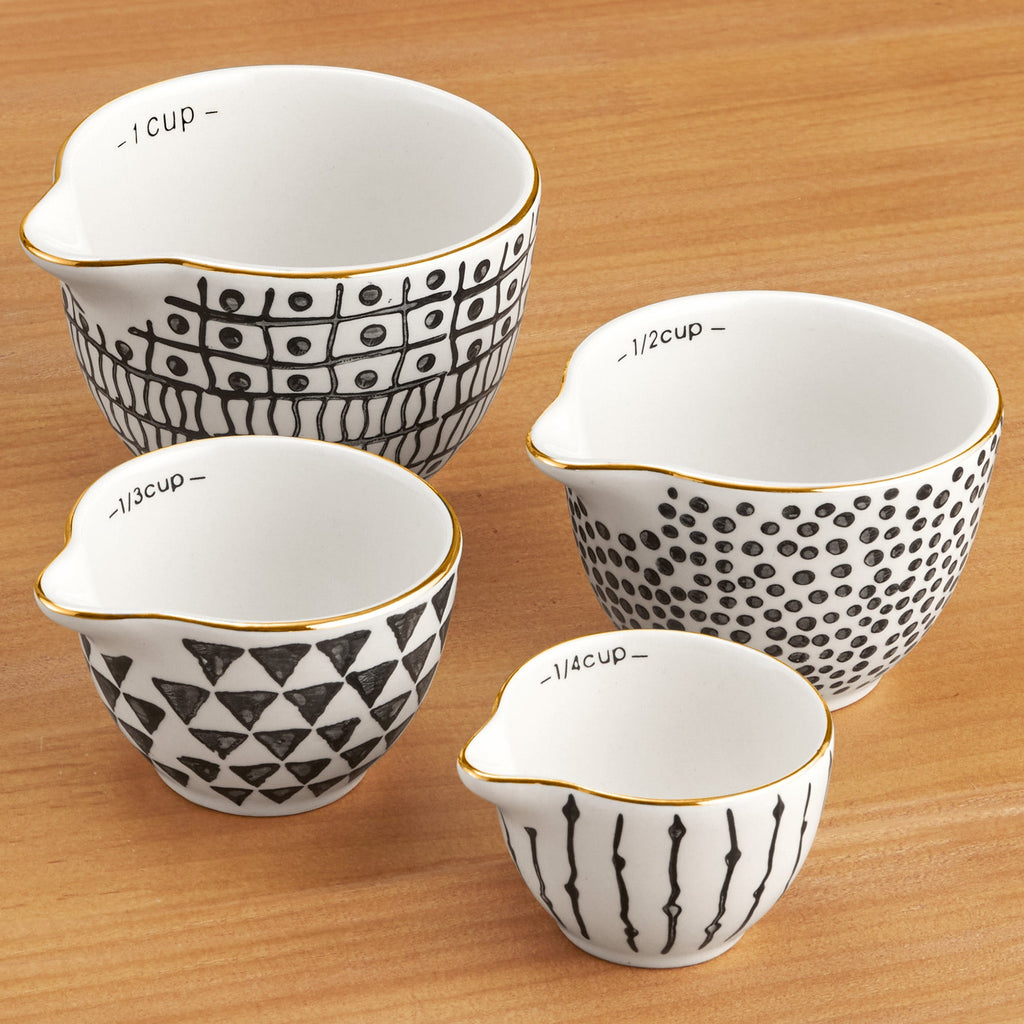 Stoneware Measuring Cups, Set of 4 – To The Nines Manitowish Waters