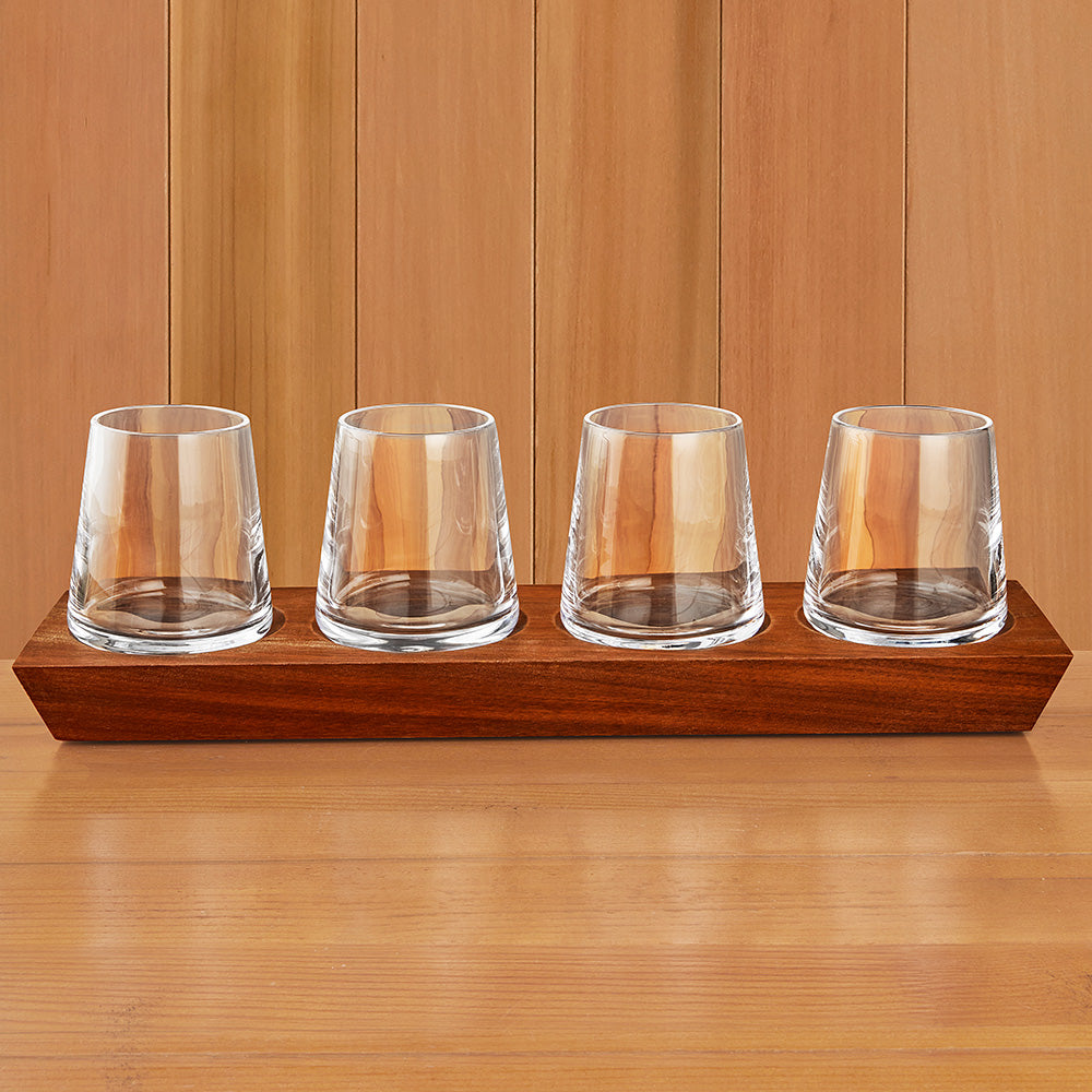 Simon Pearce Ludlow Handblown Whiskey Glass Set