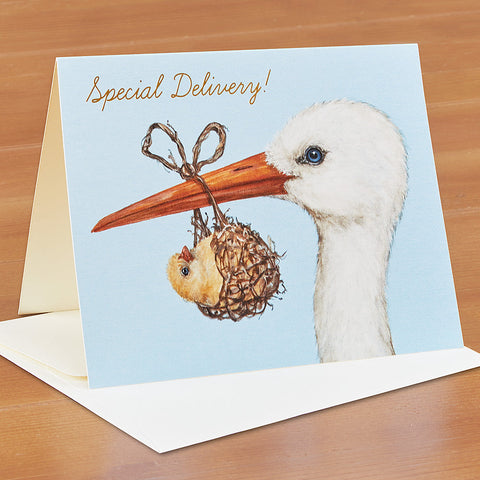 Hester & Cook Greeting Card, Special Delivery