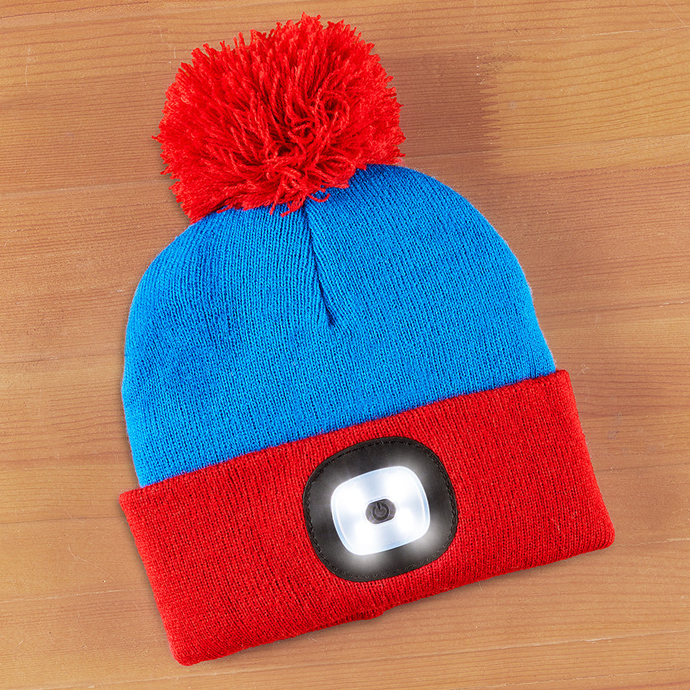 Night Scope Rechargeable LED Light Beanie, Children's Night Owl