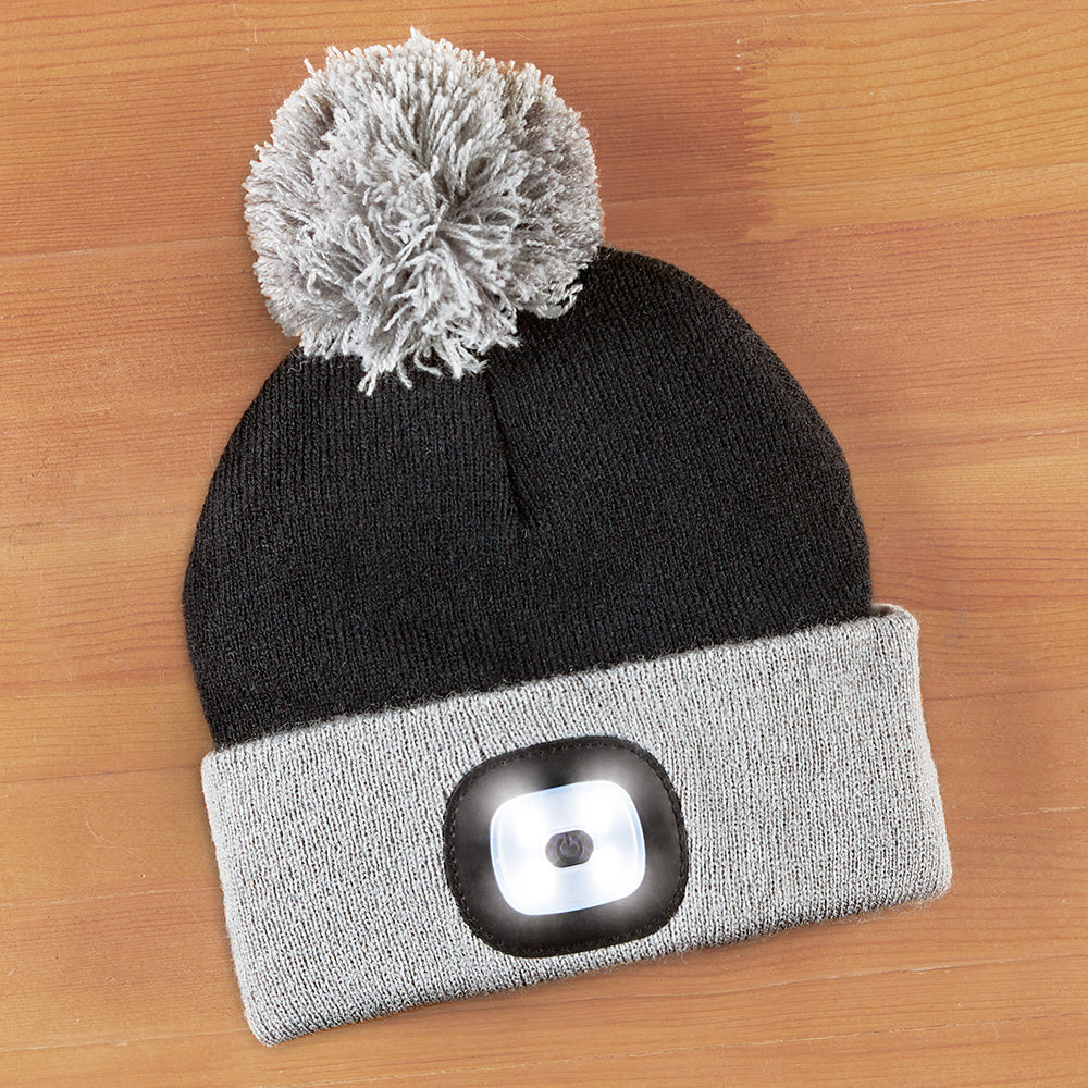 Night Scope Rechargeable LED Light Beanie, Children's Night Owl