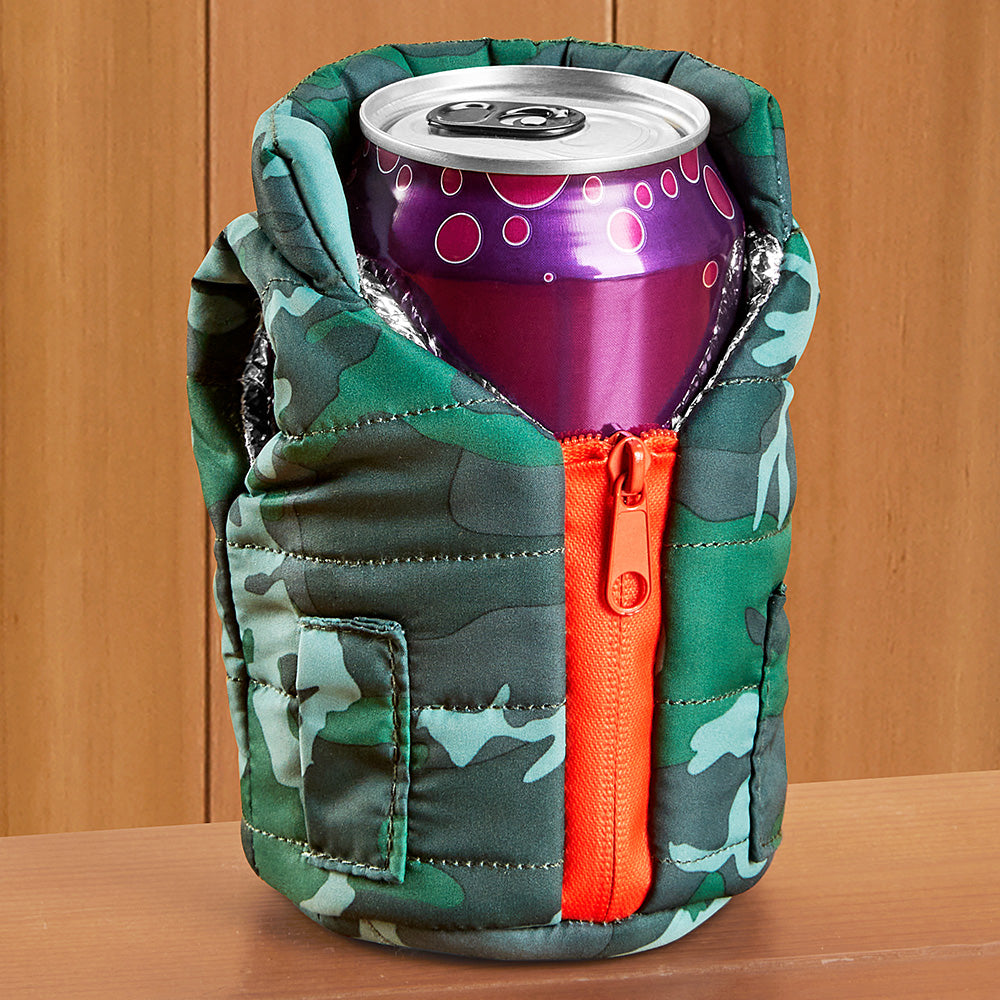 Puffin Insulated Vest Can Koozie