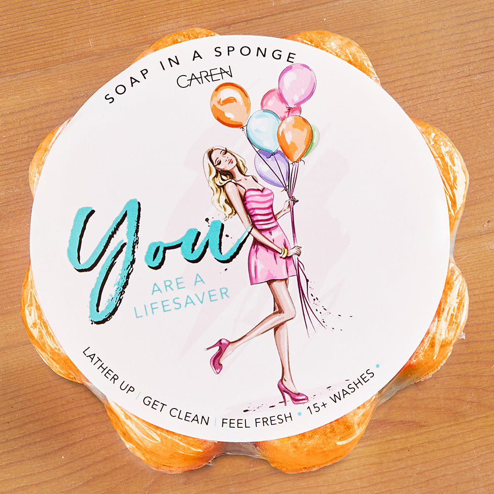 Caren Shower Soap Sponge, Appreciation - 2.75 oz