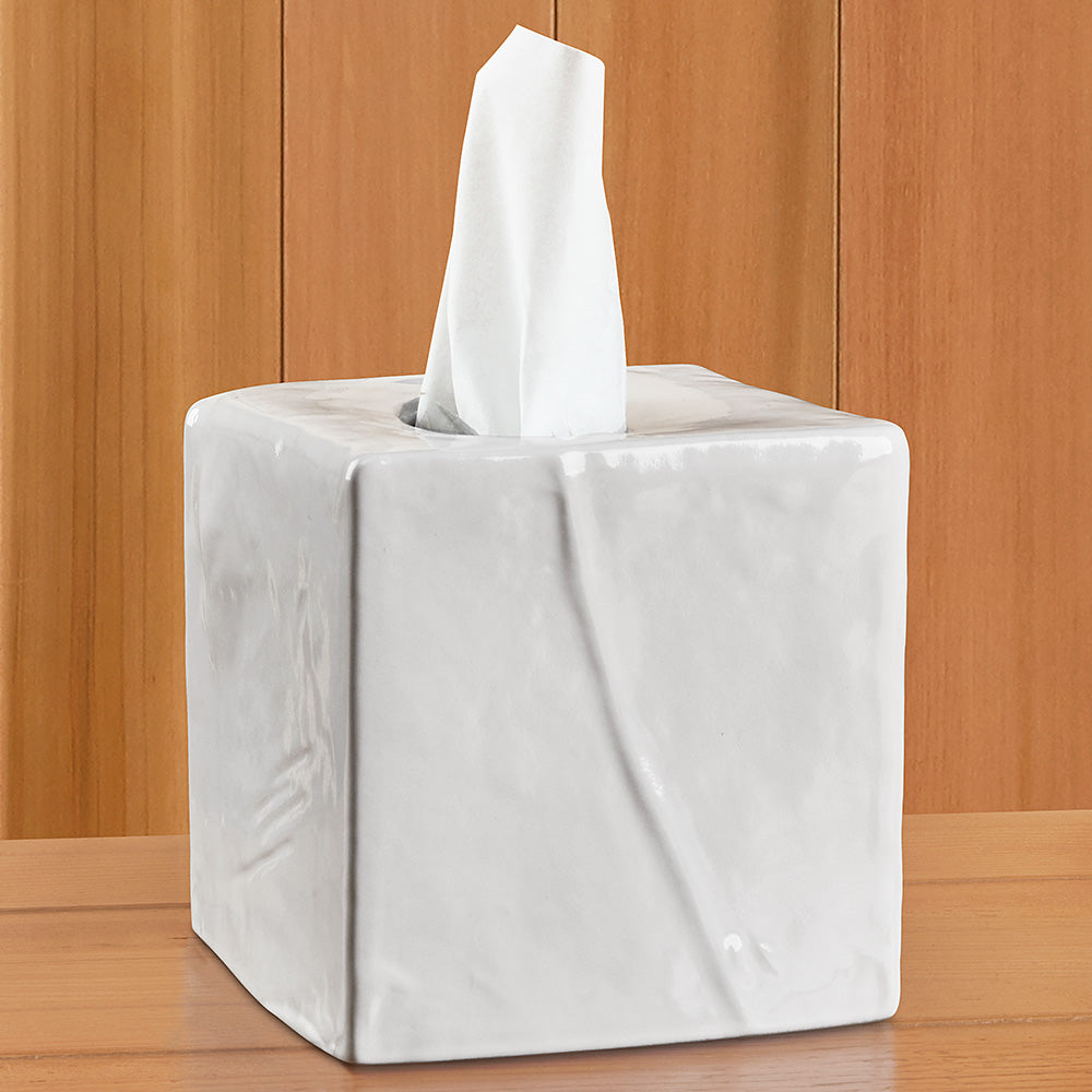 Montes Doggett Ceramic Tissue Box Cover – To The Nines Manitowish Waters
