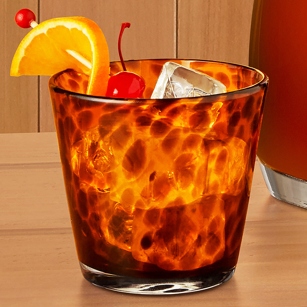 Tortoise Glass Tumbler