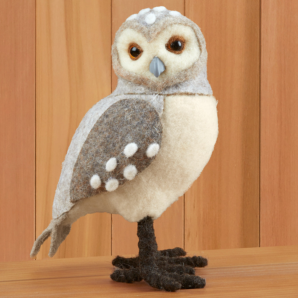 Winter Owl Figurines