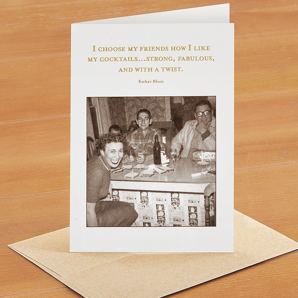 Shannon Martin Birthday Card, How I Like My Cocktails