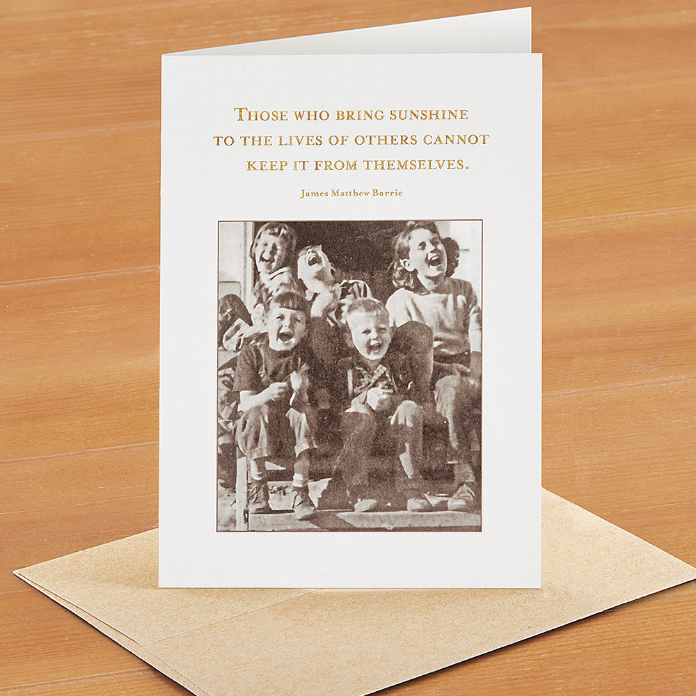 Shannon Martin Birthday Card, Those Who Bring Sunshine