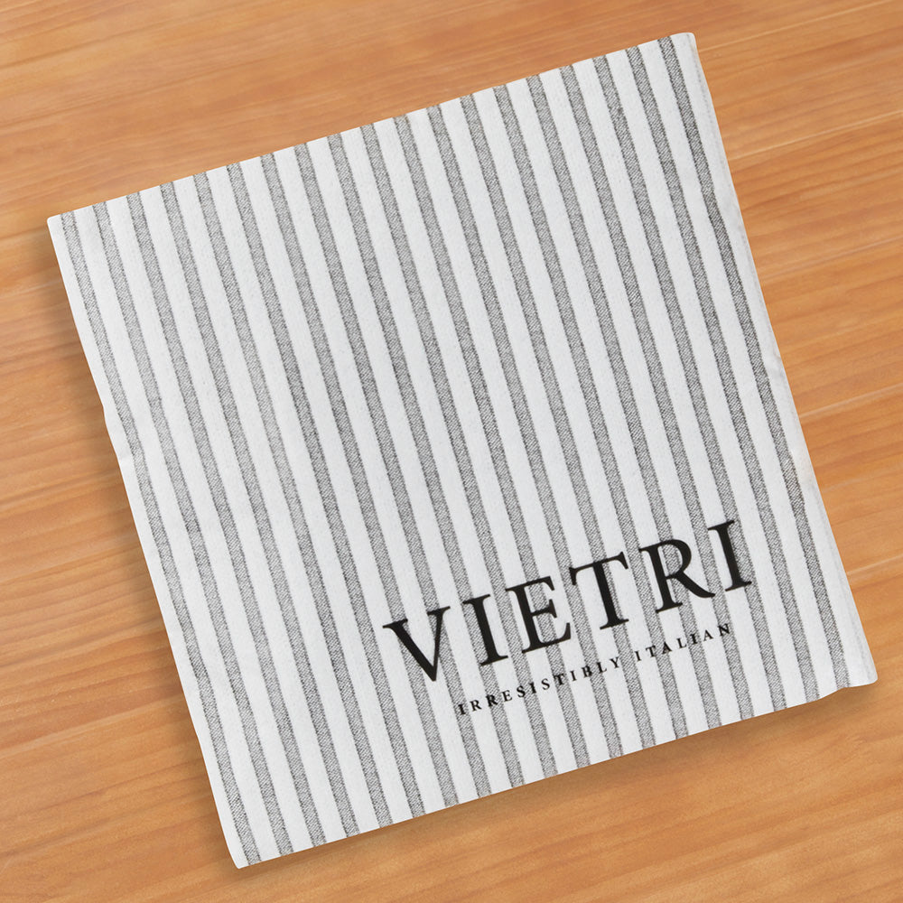 Vietri Papersoft Napkins, Capri Grey Stripe