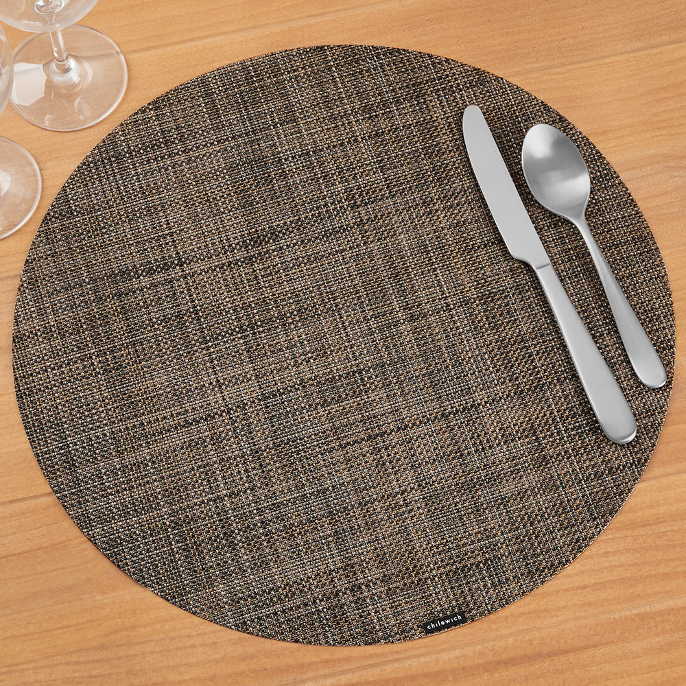Chilewich Mini Basketweave Round Placemat