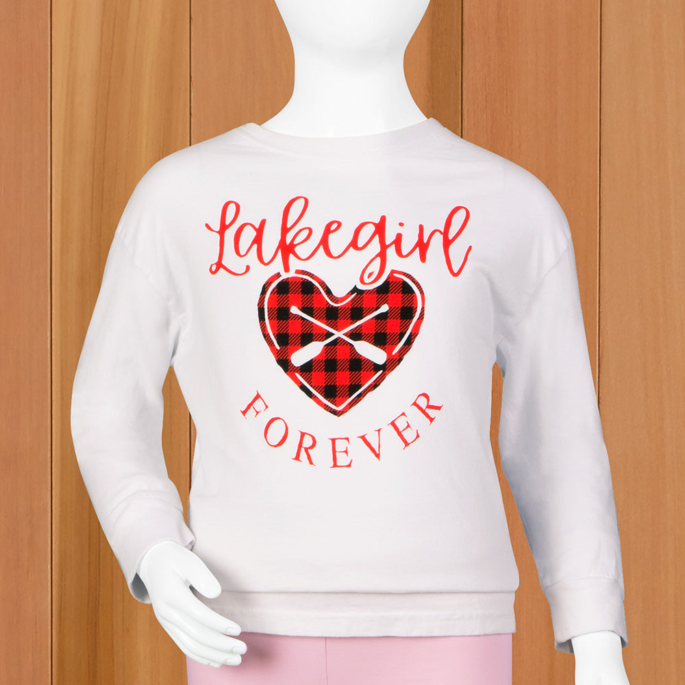 Lakegirl Youth Girls' Forever Heart Tee