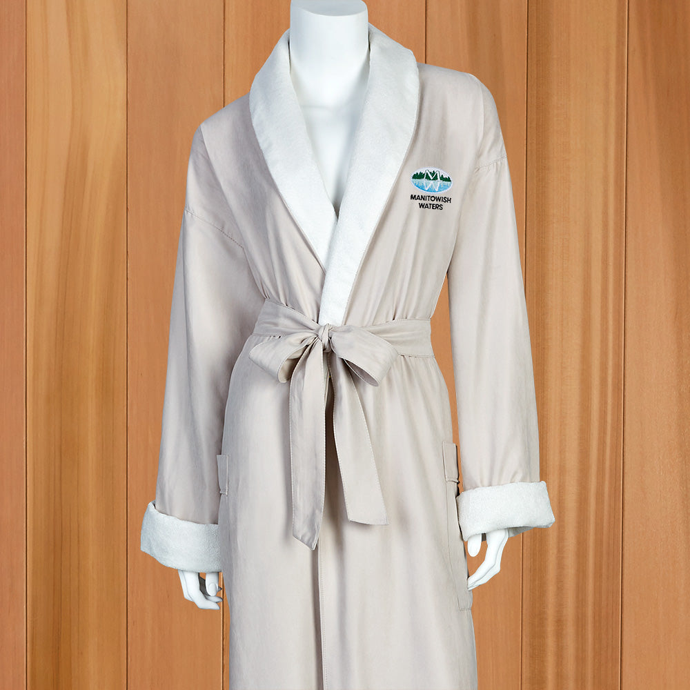 Manitowish Waters Boca Terry Microfiber Spa Robe